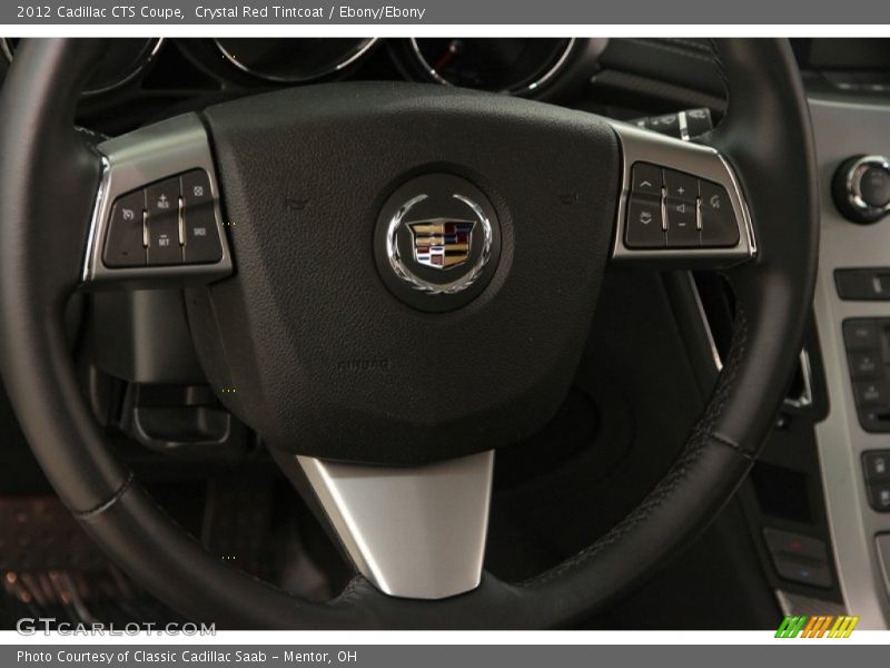 Crystal Red Tintcoat / Ebony/Ebony 2012 Cadillac CTS Coupe