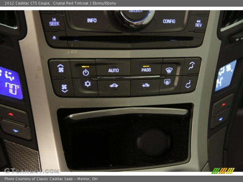 Crystal Red Tintcoat / Ebony/Ebony 2012 Cadillac CTS Coupe