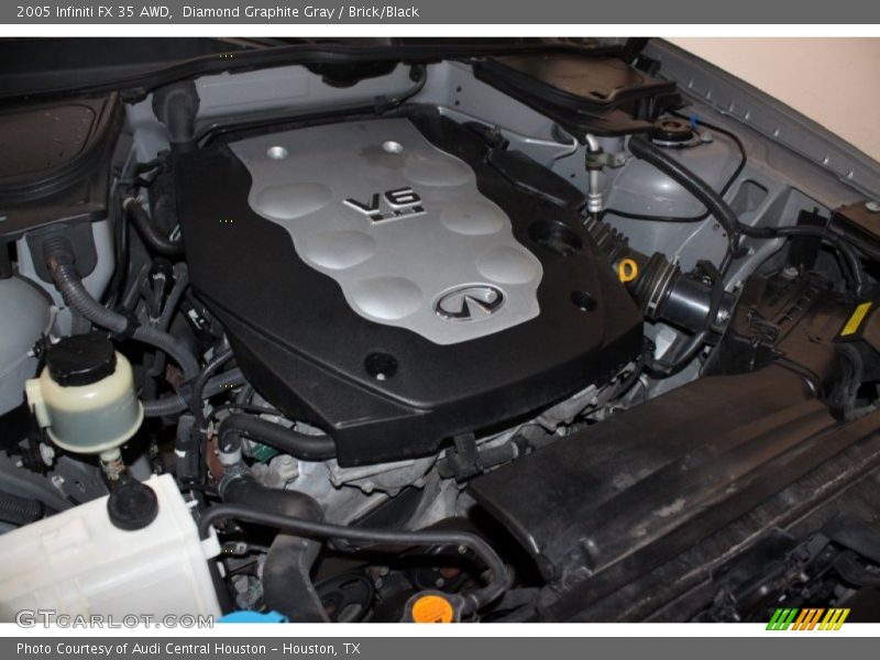 Diamond Graphite Gray / Brick/Black 2005 Infiniti FX 35 AWD