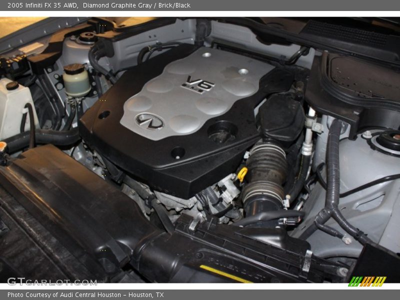 Diamond Graphite Gray / Brick/Black 2005 Infiniti FX 35 AWD
