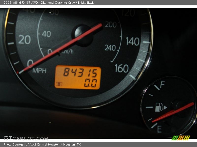 Diamond Graphite Gray / Brick/Black 2005 Infiniti FX 35 AWD