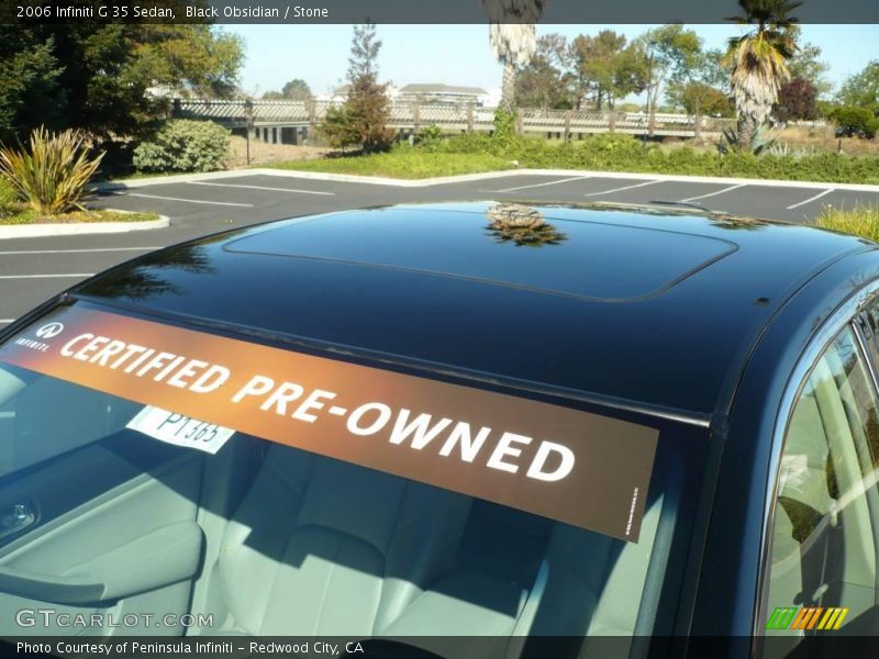 Black Obsidian / Stone 2006 Infiniti G 35 Sedan