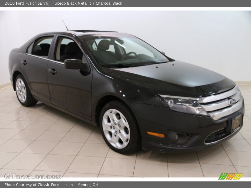 Tuxedo Black Metallic / Charcoal Black 2010 Ford Fusion SE V6