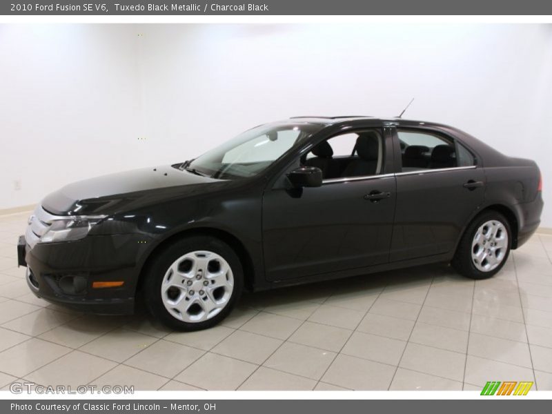 Tuxedo Black Metallic / Charcoal Black 2010 Ford Fusion SE V6