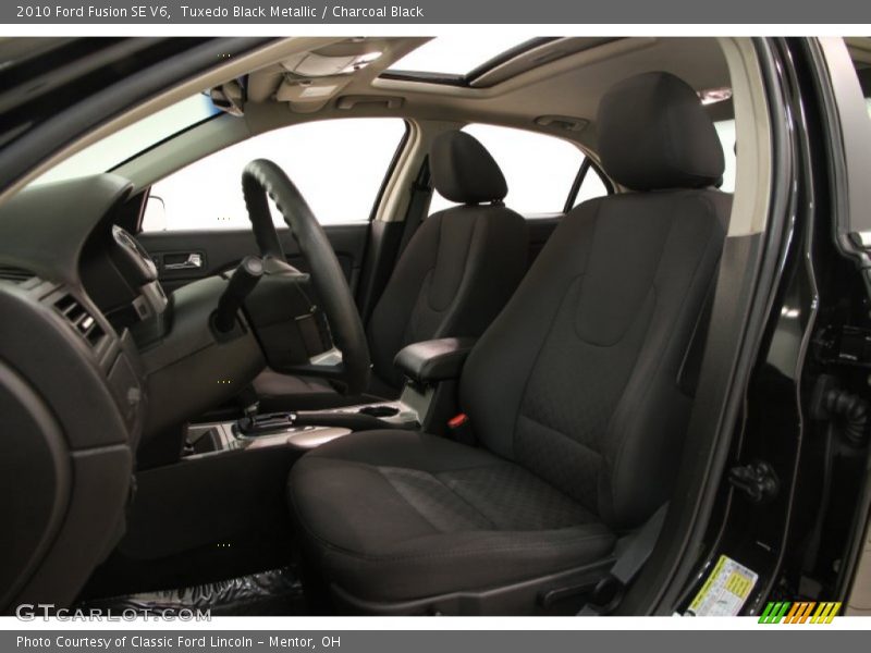 Tuxedo Black Metallic / Charcoal Black 2010 Ford Fusion SE V6