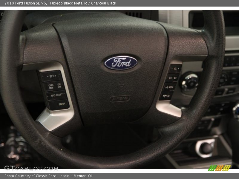 Tuxedo Black Metallic / Charcoal Black 2010 Ford Fusion SE V6