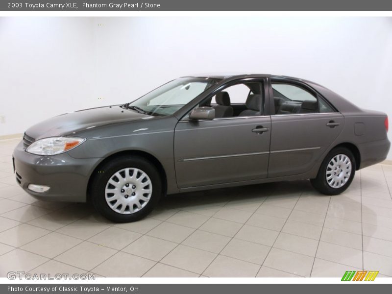 Phantom Gray Pearl / Stone 2003 Toyota Camry XLE