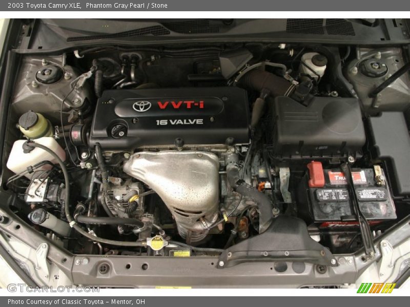 Phantom Gray Pearl / Stone 2003 Toyota Camry XLE