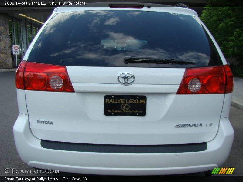 Natural White / Stone 2008 Toyota Sienna LE