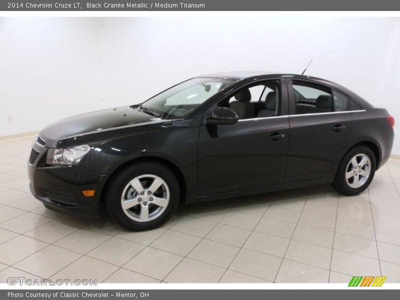 Black Granite Metallic / Medium Titanium 2014 Chevrolet Cruze LT
