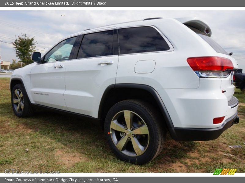 Bright White / Black 2015 Jeep Grand Cherokee Limited