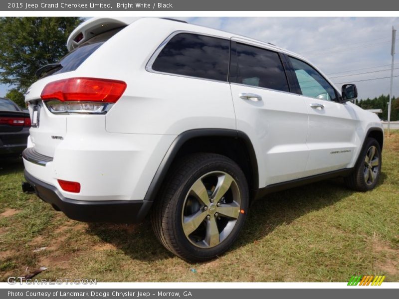 Bright White / Black 2015 Jeep Grand Cherokee Limited