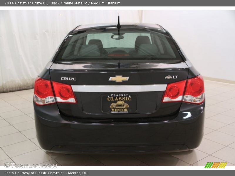 Black Granite Metallic / Medium Titanium 2014 Chevrolet Cruze LT