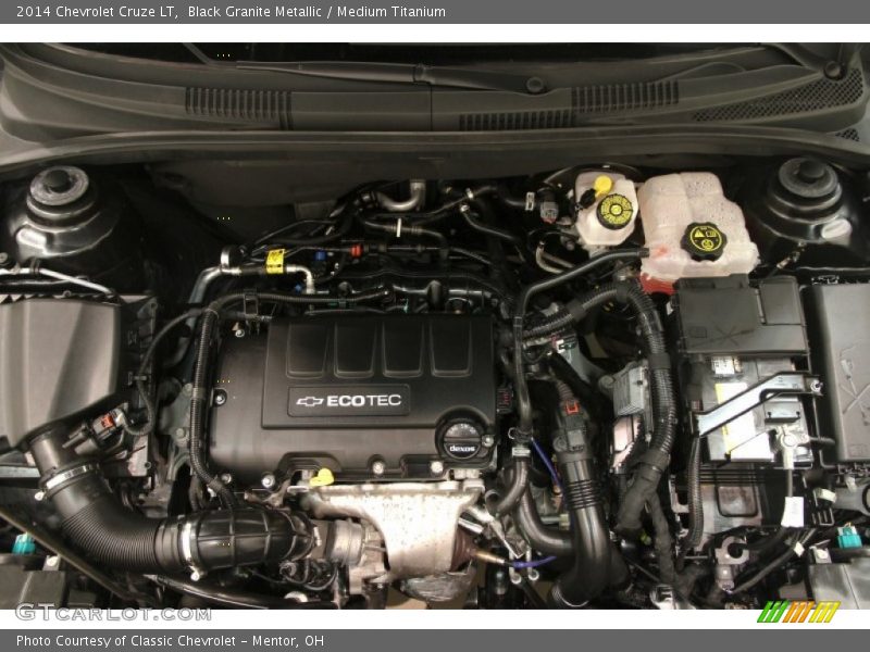 Black Granite Metallic / Medium Titanium 2014 Chevrolet Cruze LT