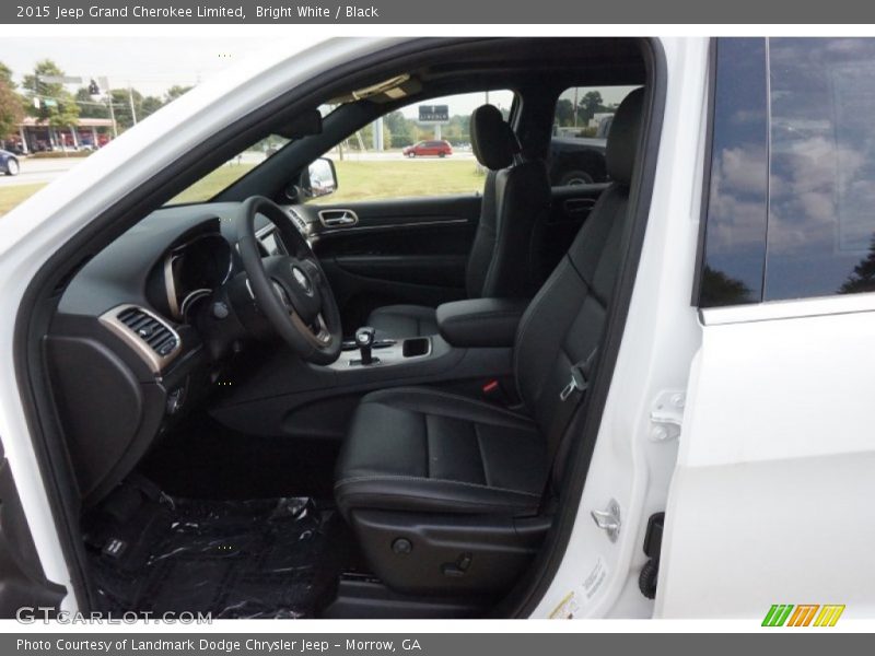 Bright White / Black 2015 Jeep Grand Cherokee Limited