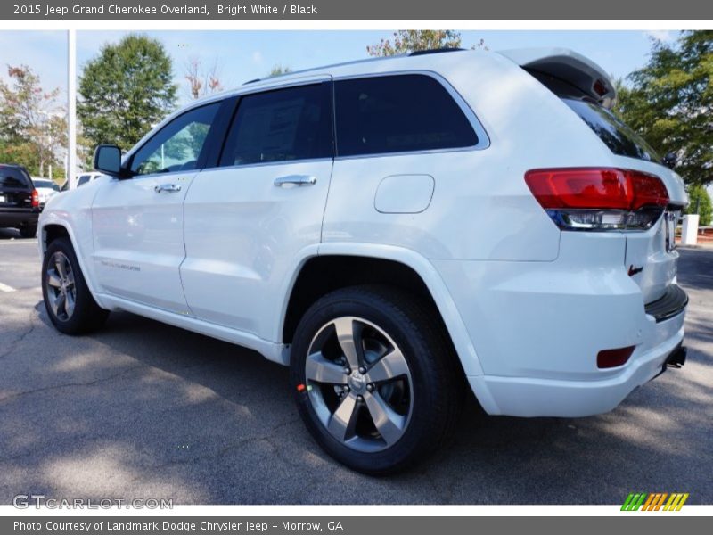Bright White / Black 2015 Jeep Grand Cherokee Overland
