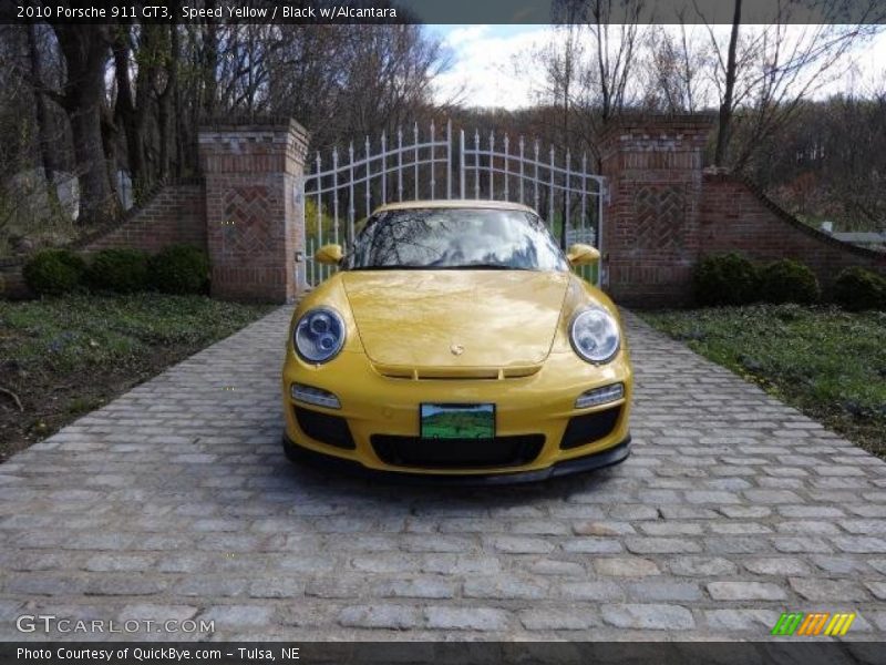 Speed Yellow / Black w/Alcantara 2010 Porsche 911 GT3