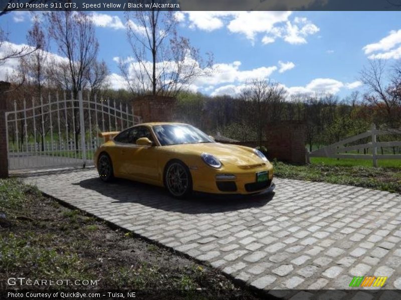 Speed Yellow / Black w/Alcantara 2010 Porsche 911 GT3