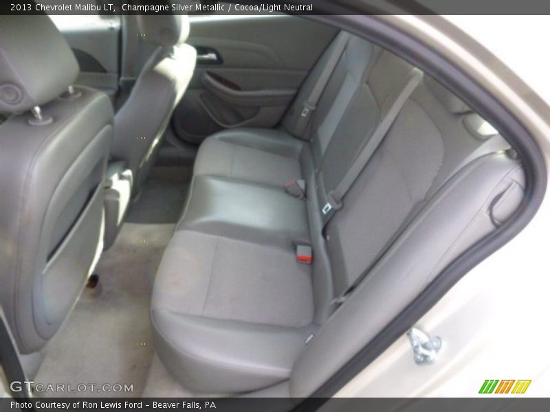 Champagne Silver Metallic / Cocoa/Light Neutral 2013 Chevrolet Malibu LT