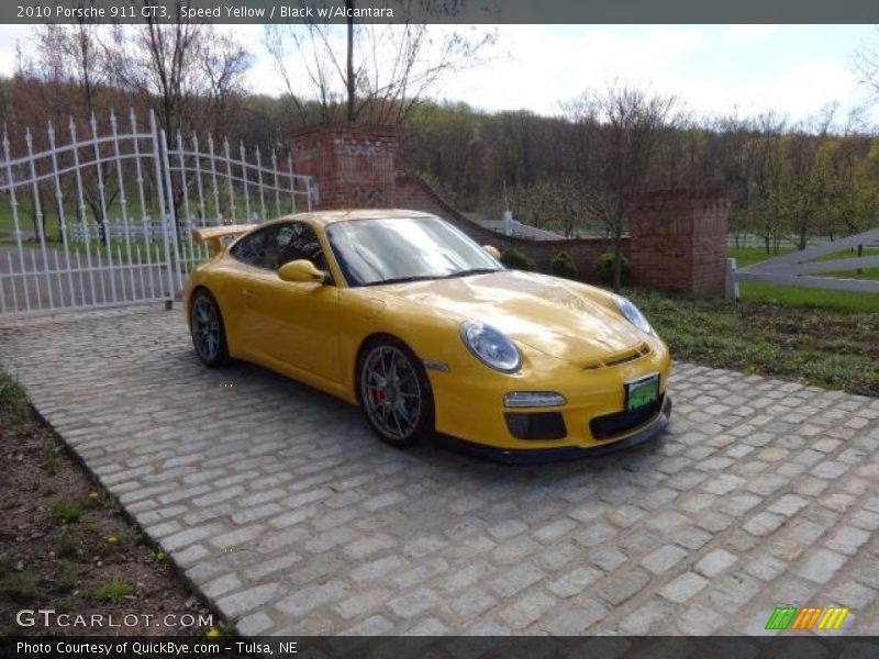 Speed Yellow / Black w/Alcantara 2010 Porsche 911 GT3
