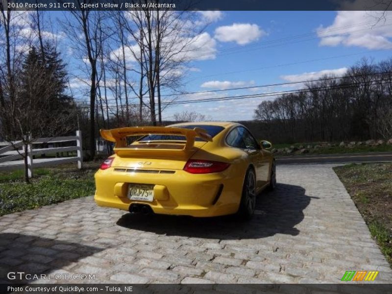 Speed Yellow / Black w/Alcantara 2010 Porsche 911 GT3