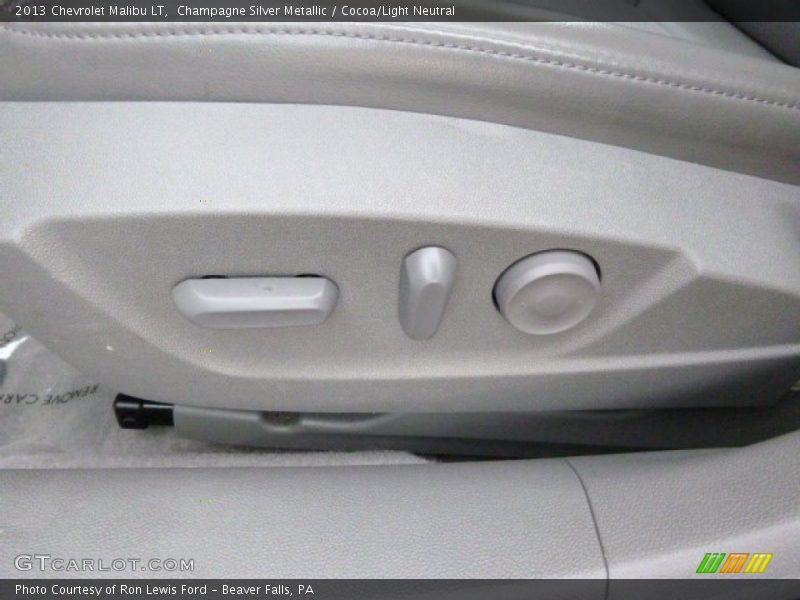 Champagne Silver Metallic / Cocoa/Light Neutral 2013 Chevrolet Malibu LT