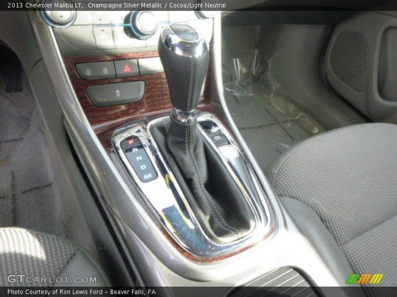 Champagne Silver Metallic / Cocoa/Light Neutral 2013 Chevrolet Malibu LT