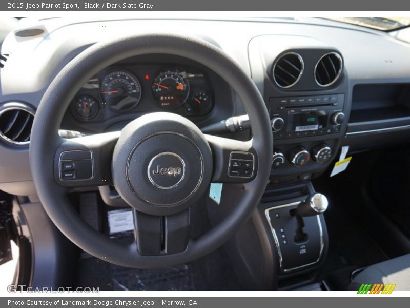 Black / Dark Slate Gray 2015 Jeep Patriot Sport