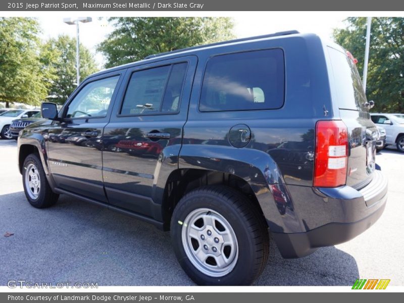 Maximum Steel Metallic / Dark Slate Gray 2015 Jeep Patriot Sport