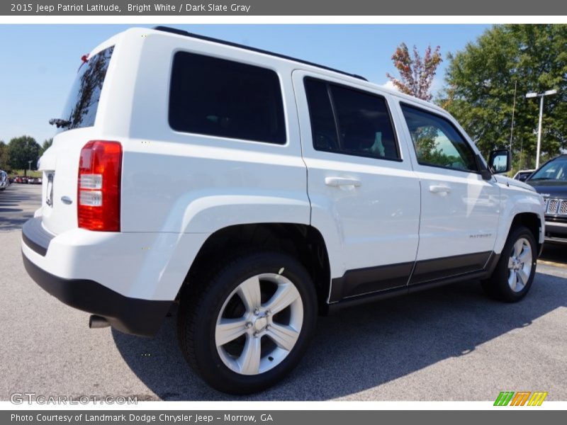 Bright White / Dark Slate Gray 2015 Jeep Patriot Latitude