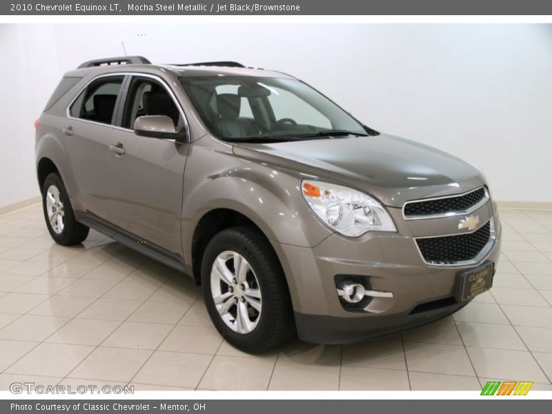 Mocha Steel Metallic / Jet Black/Brownstone 2010 Chevrolet Equinox LT