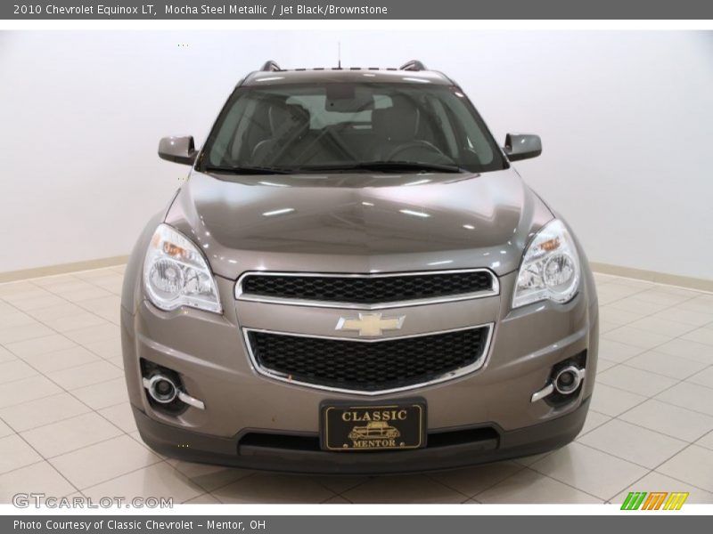 Mocha Steel Metallic / Jet Black/Brownstone 2010 Chevrolet Equinox LT