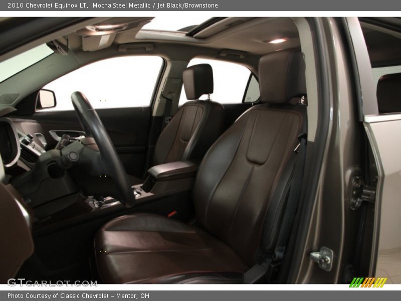 Mocha Steel Metallic / Jet Black/Brownstone 2010 Chevrolet Equinox LT