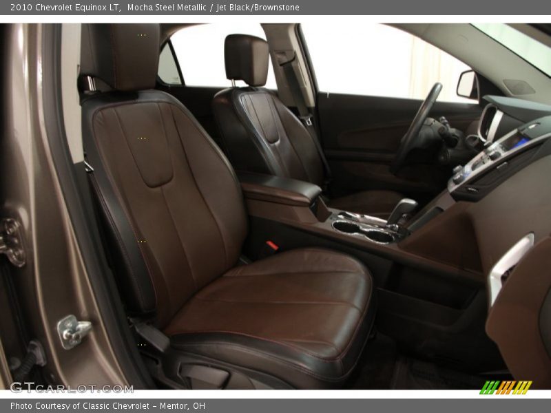 Mocha Steel Metallic / Jet Black/Brownstone 2010 Chevrolet Equinox LT