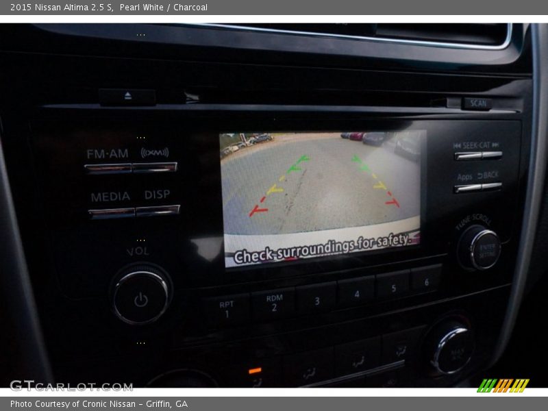 Pearl White / Charcoal 2015 Nissan Altima 2.5 S