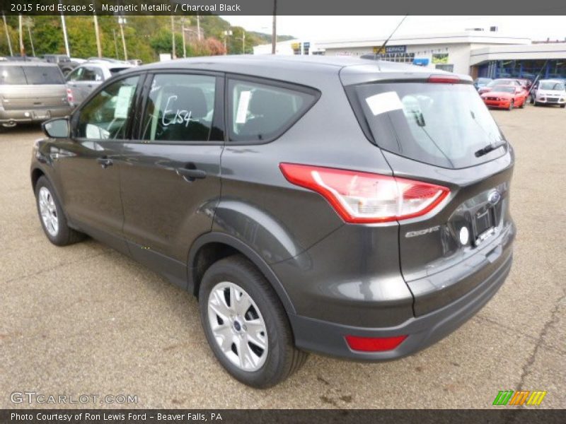 Magnetic Metallic / Charcoal Black 2015 Ford Escape S