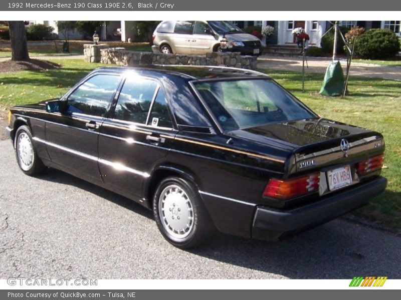 Black / Grey 1992 Mercedes-Benz 190 Class 190E 2.6