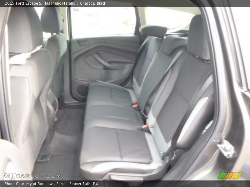Magnetic Metallic / Charcoal Black 2015 Ford Escape S