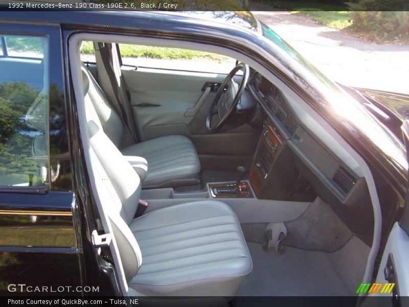 Black / Grey 1992 Mercedes-Benz 190 Class 190E 2.6