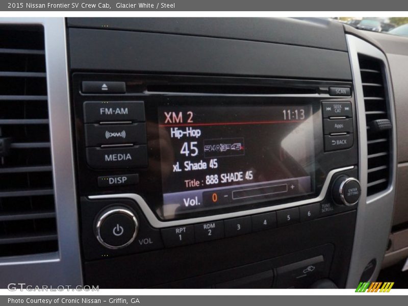 Glacier White / Steel 2015 Nissan Frontier SV Crew Cab