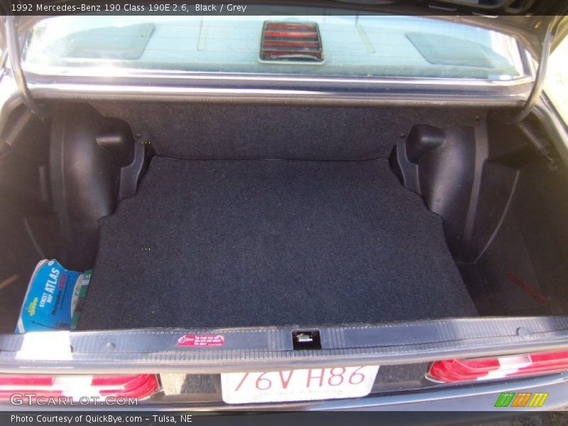 Black / Grey 1992 Mercedes-Benz 190 Class 190E 2.6