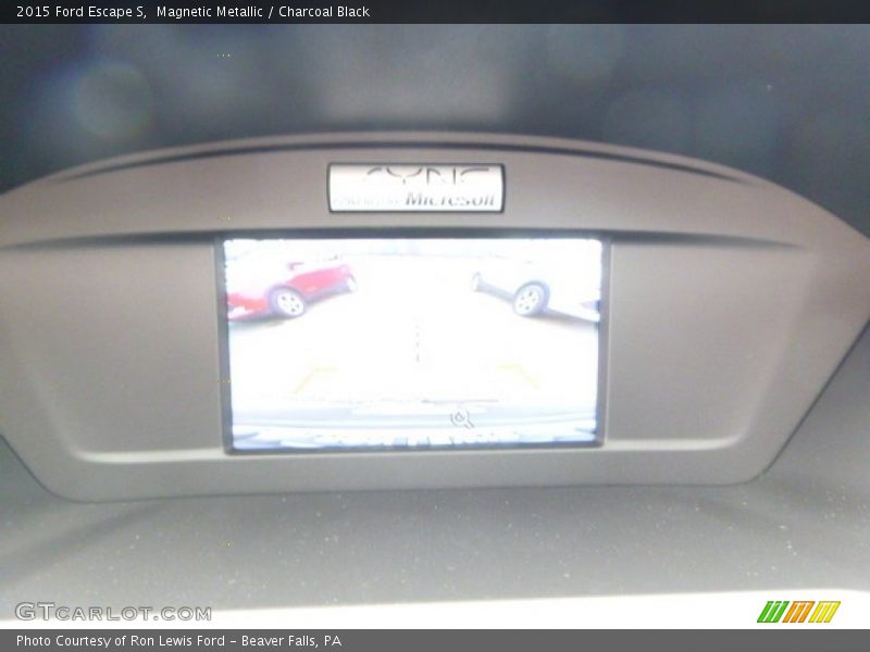 Magnetic Metallic / Charcoal Black 2015 Ford Escape S