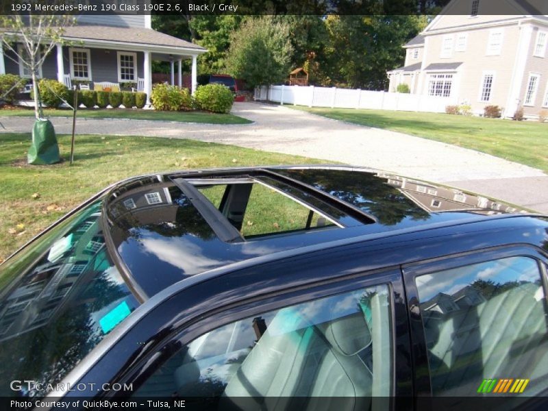 Black / Grey 1992 Mercedes-Benz 190 Class 190E 2.6