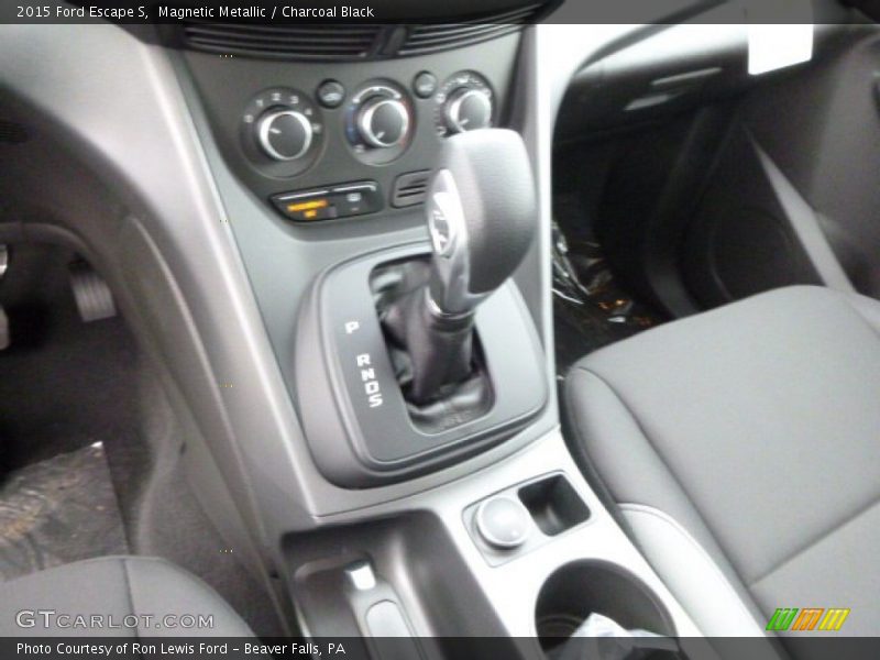 Magnetic Metallic / Charcoal Black 2015 Ford Escape S