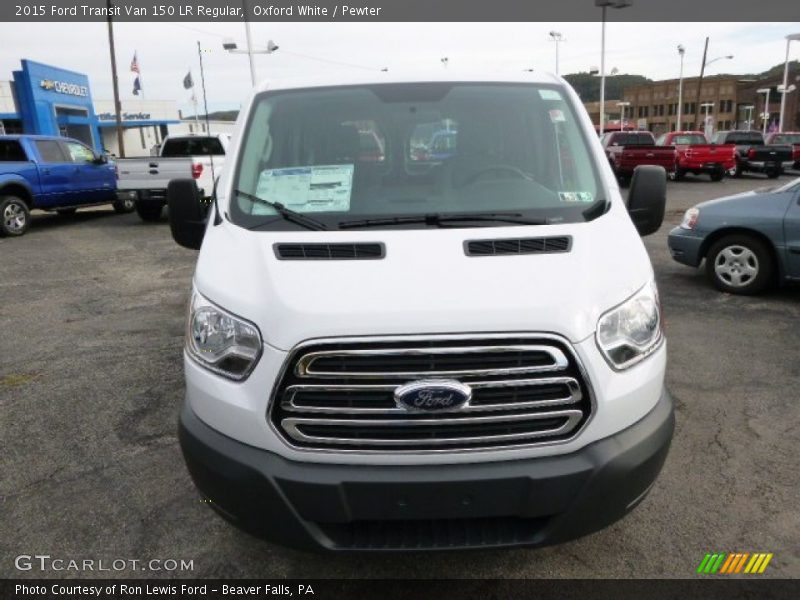 Oxford White / Pewter 2015 Ford Transit Van 150 LR Regular