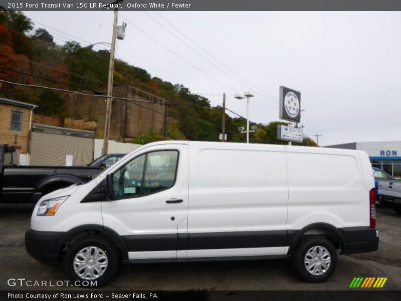Oxford White / Pewter 2015 Ford Transit Van 150 LR Regular