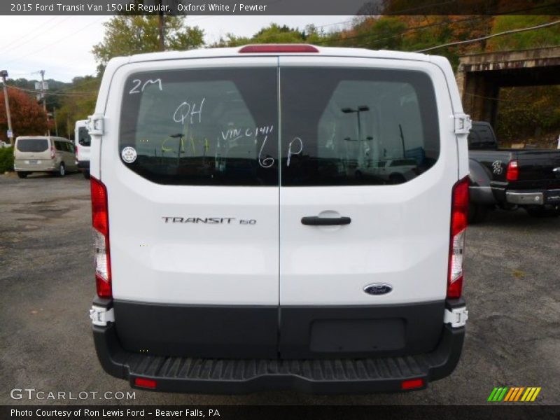Oxford White / Pewter 2015 Ford Transit Van 150 LR Regular