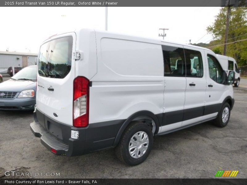 Oxford White / Pewter 2015 Ford Transit Van 150 LR Regular