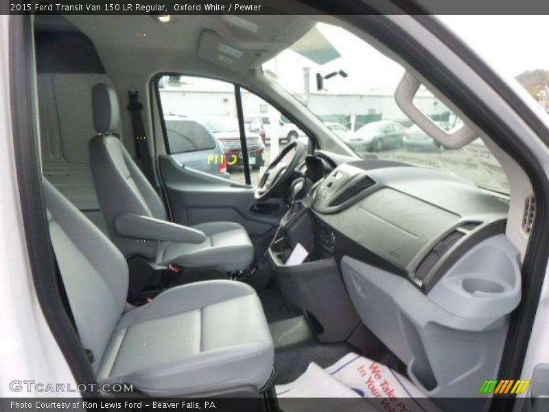Oxford White / Pewter 2015 Ford Transit Van 150 LR Regular