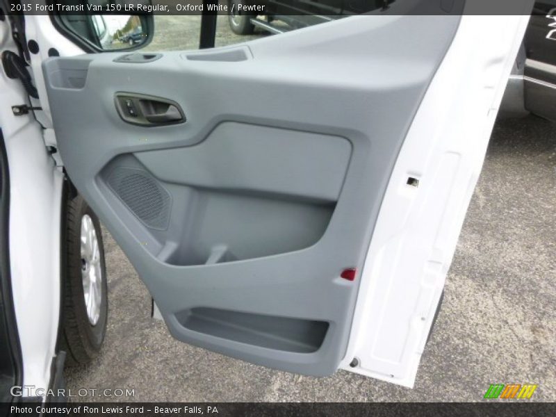 Oxford White / Pewter 2015 Ford Transit Van 150 LR Regular